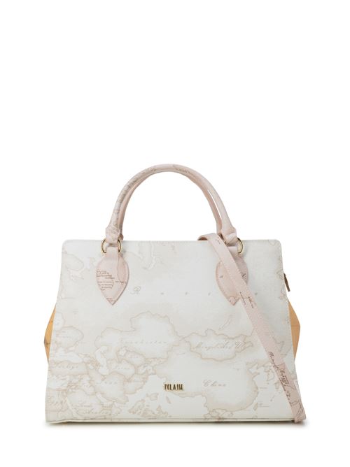 Geo White Handbag with shoulder strap ALVIERO MARTINI | LLA47GMIX0900